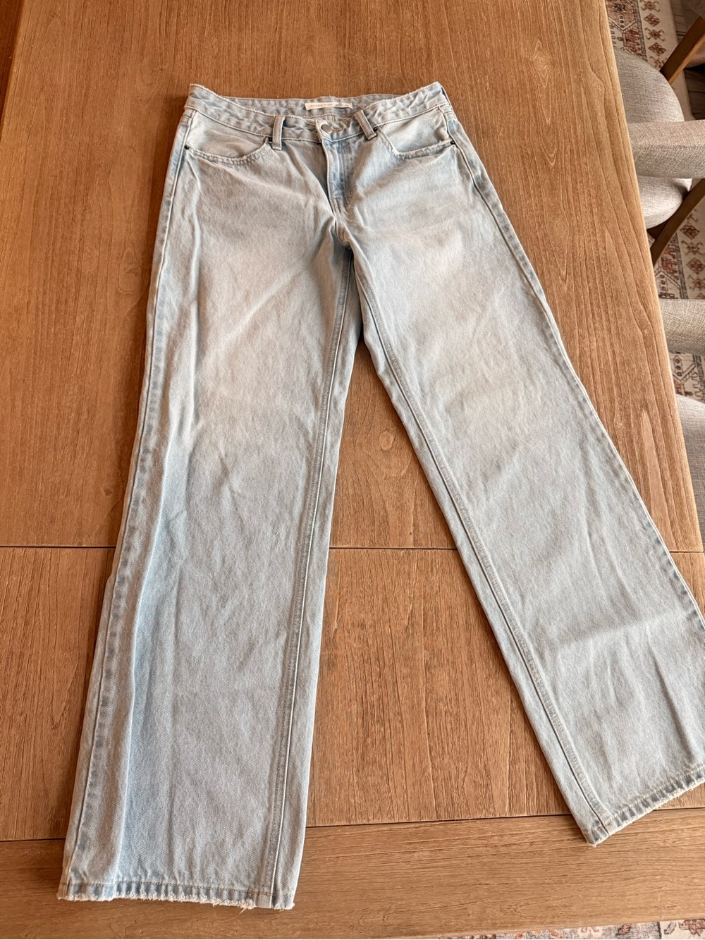 Altar'd State Light Blue Wide Leg Jeans
